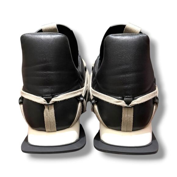 Rick Owens Megalace Maximal Runner Calfskin Sneaker ‘Black’ | Size 45EU(12US) main image 5